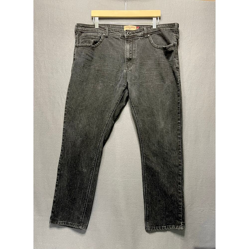 Hudson &‎ Barrow NYC Gentleman's Outfitters black jeans sz 40x30 rugged urban
